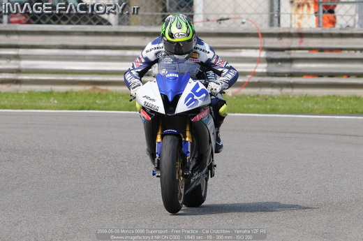 2009-05-09 Monza 0886 Supersport - Free Practice - Cal Crutchlow - Yamaha YZF R6